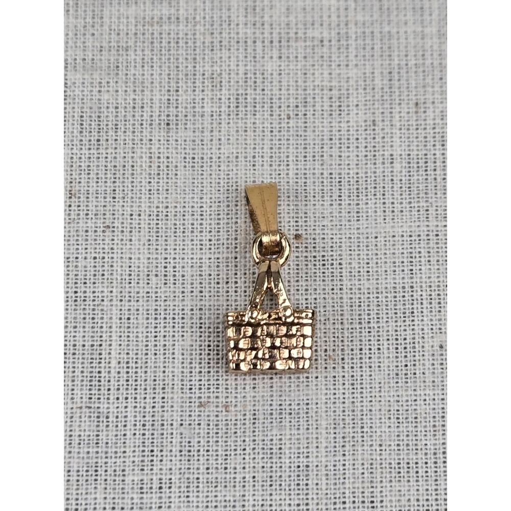 Longaberger Basket Gold-tone Pendant